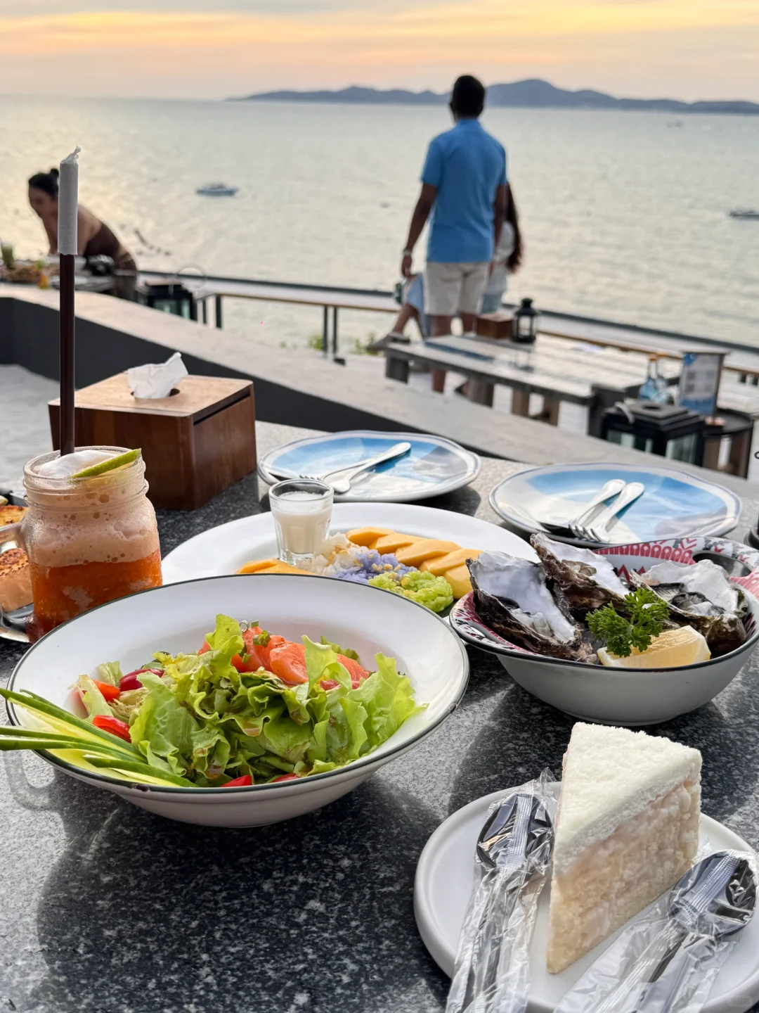 🇹🇭芭提雅绝美日落🌄餐厅get