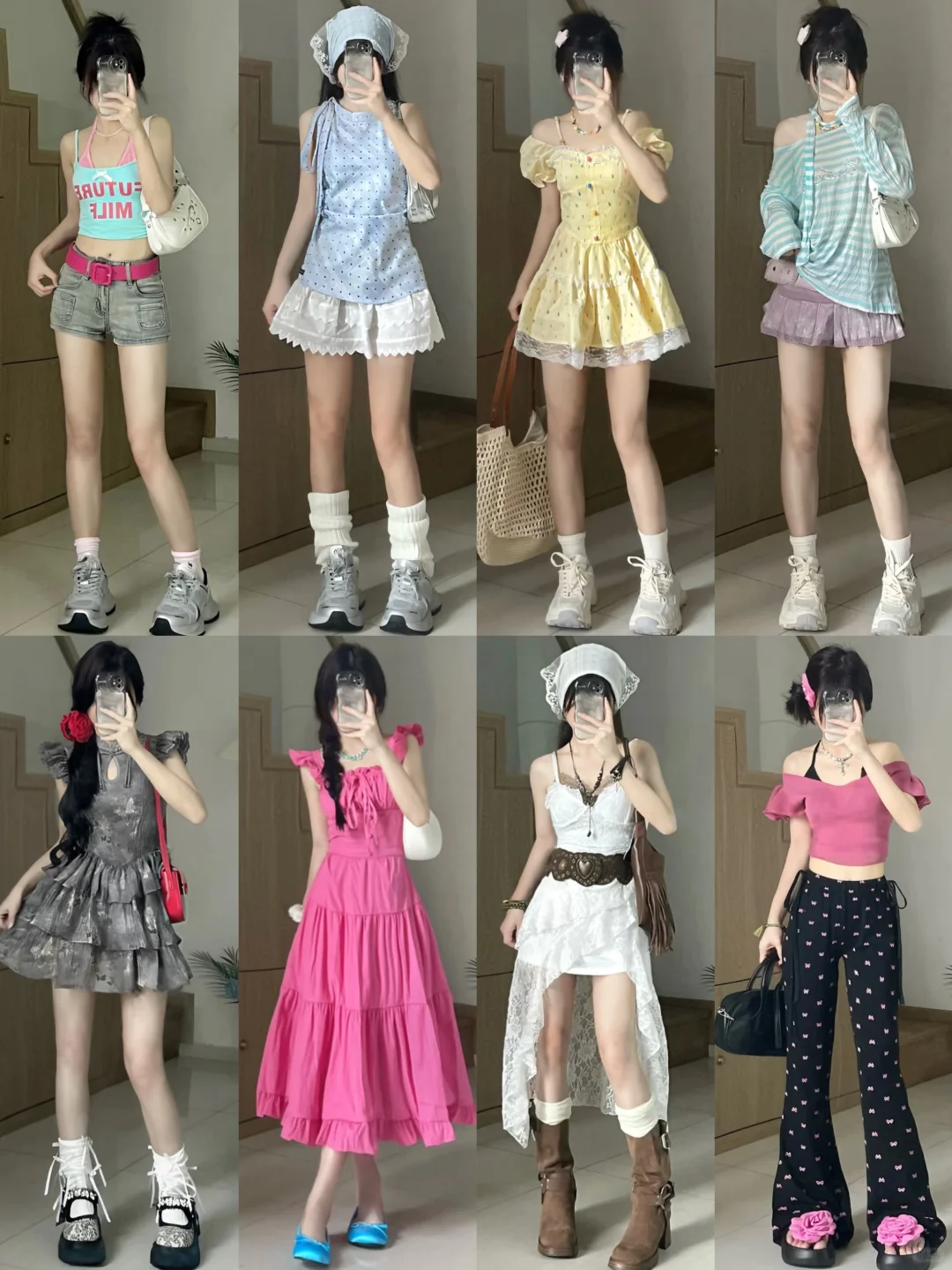 4️⃣0️⃣套夏日甜妹斩男穿搭