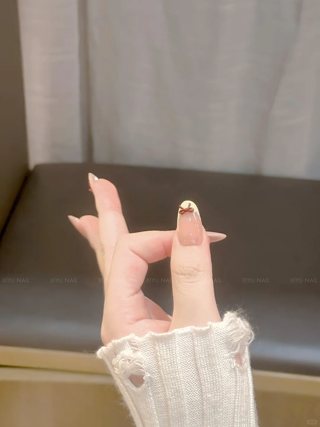秋冬美甲look🪄水润蝴蝶结猫猫少女🎀