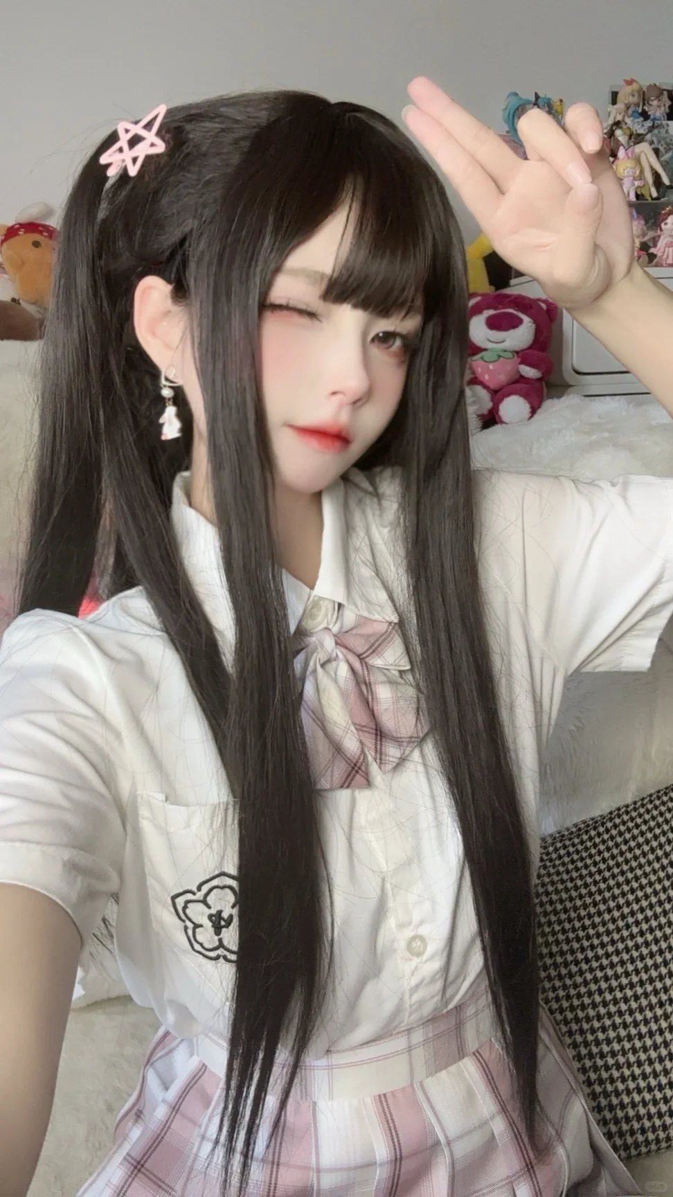 换了个假发🟰换了个人，我变甜妹了！