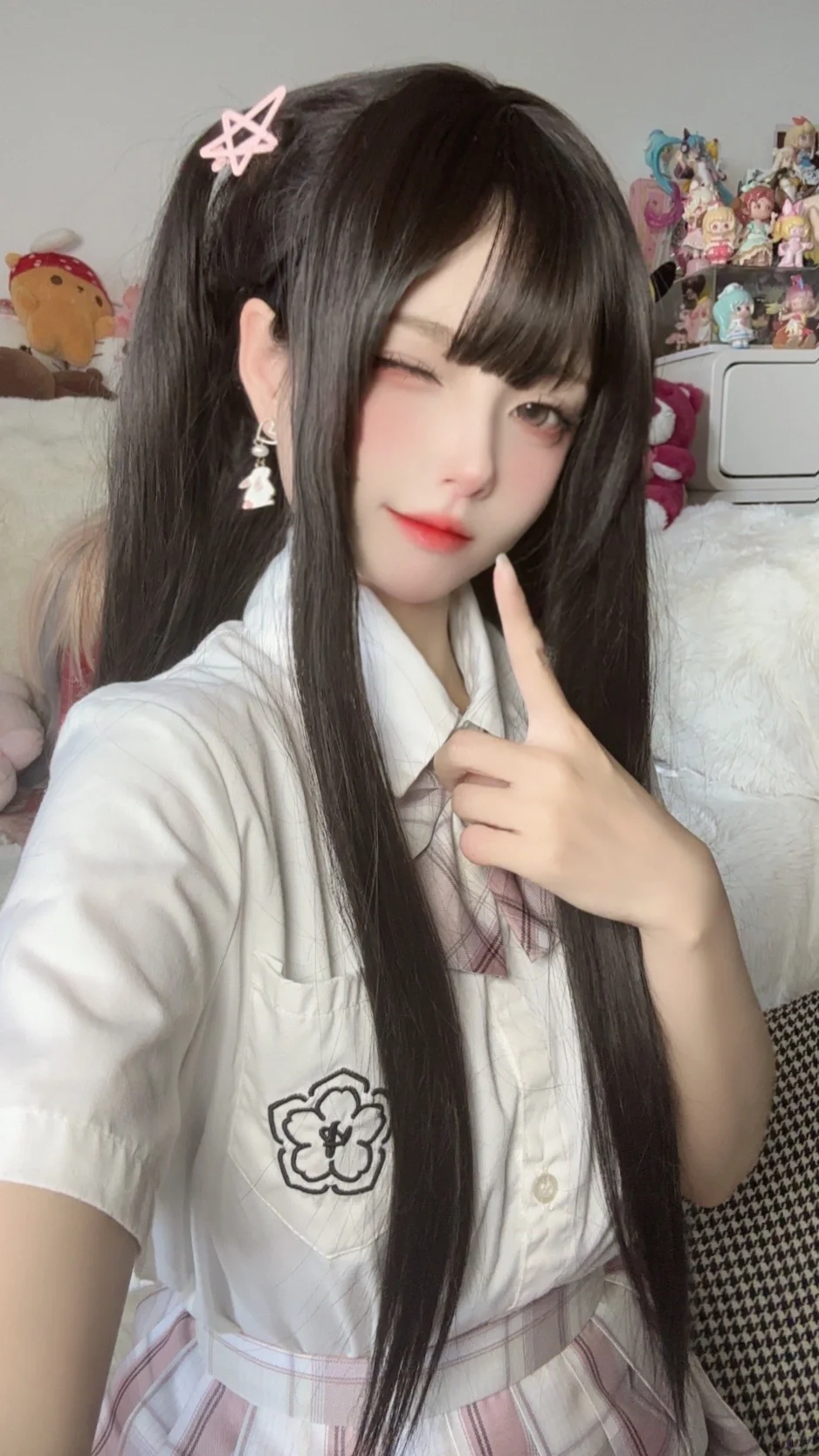 换了个假发🟰换了个人，我变甜妹了！