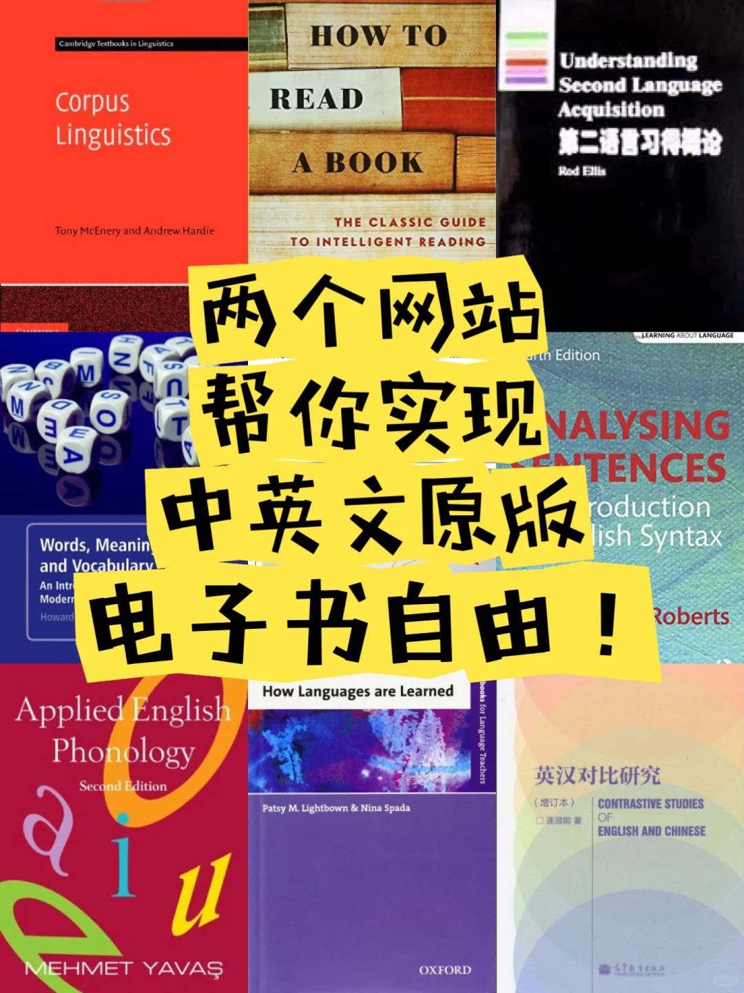 📣实现中英文电子书自由 只需两个网站！