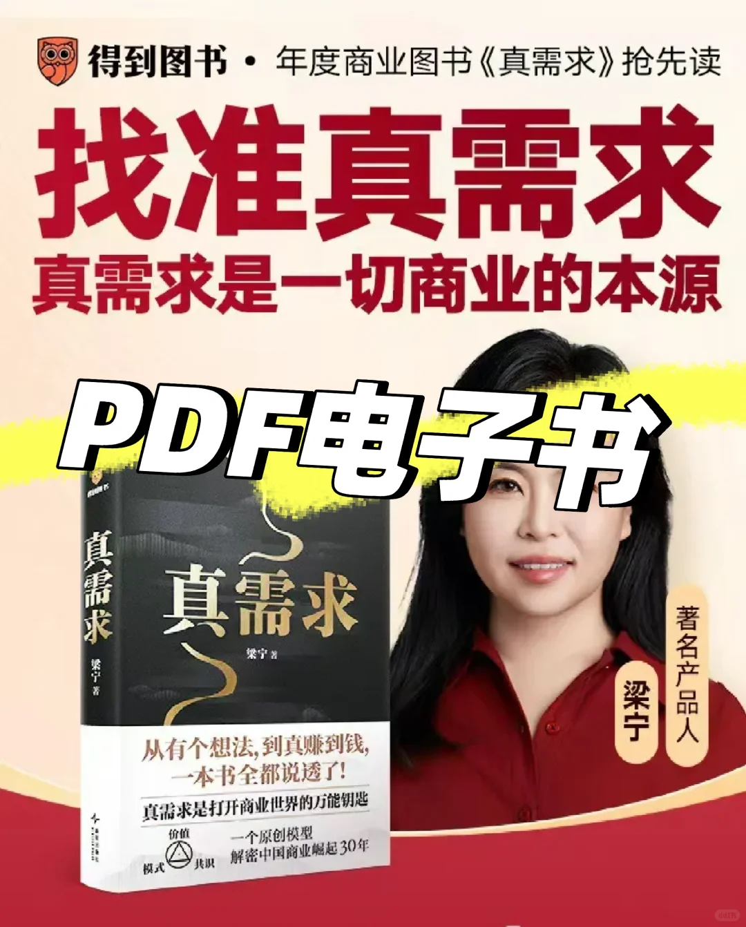 梁宁《真需求》PDF电子书