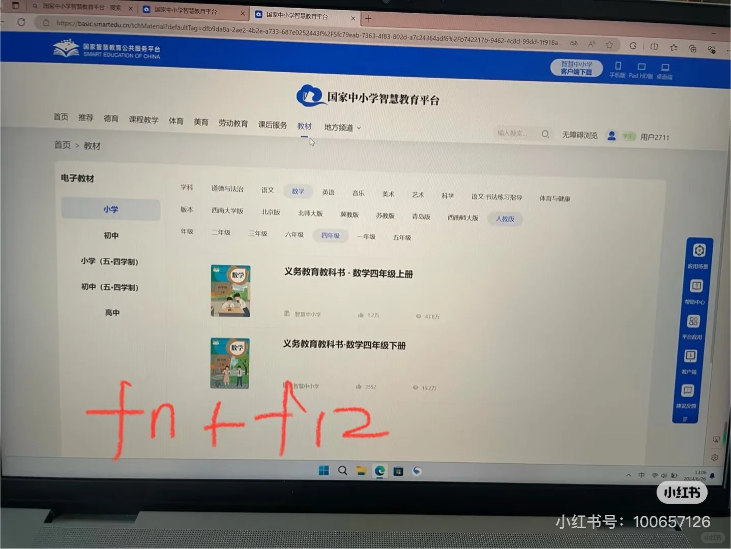 国家中小学智慧平台 电子书下载 免费