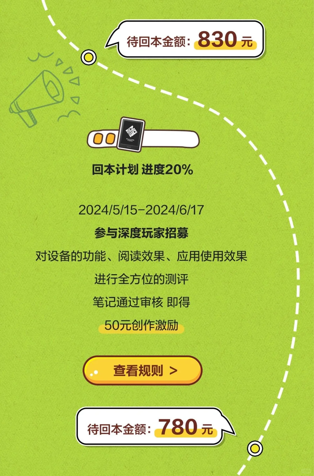 ireader neo2回本计划