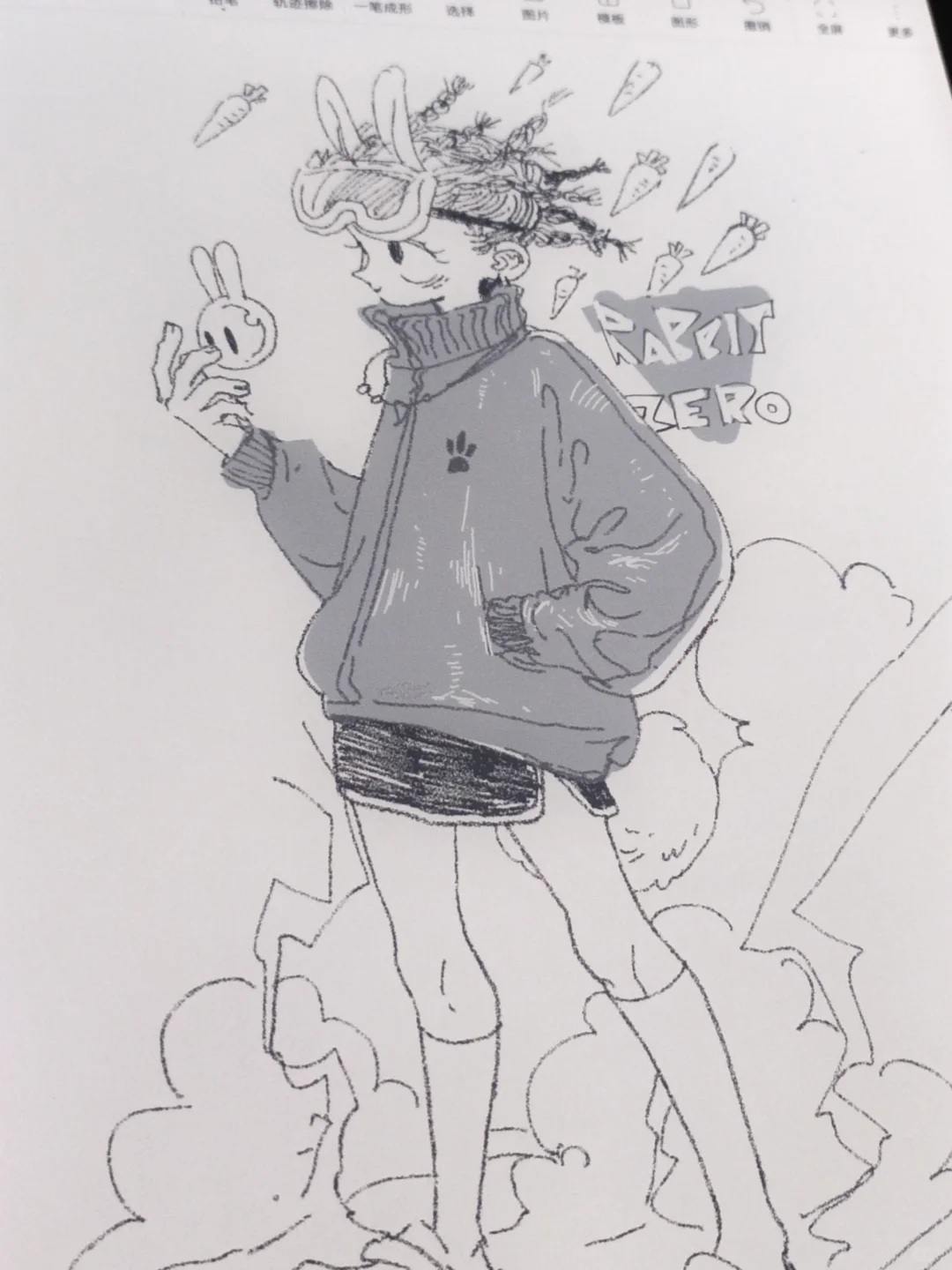 墨水屏画画害挺有意思