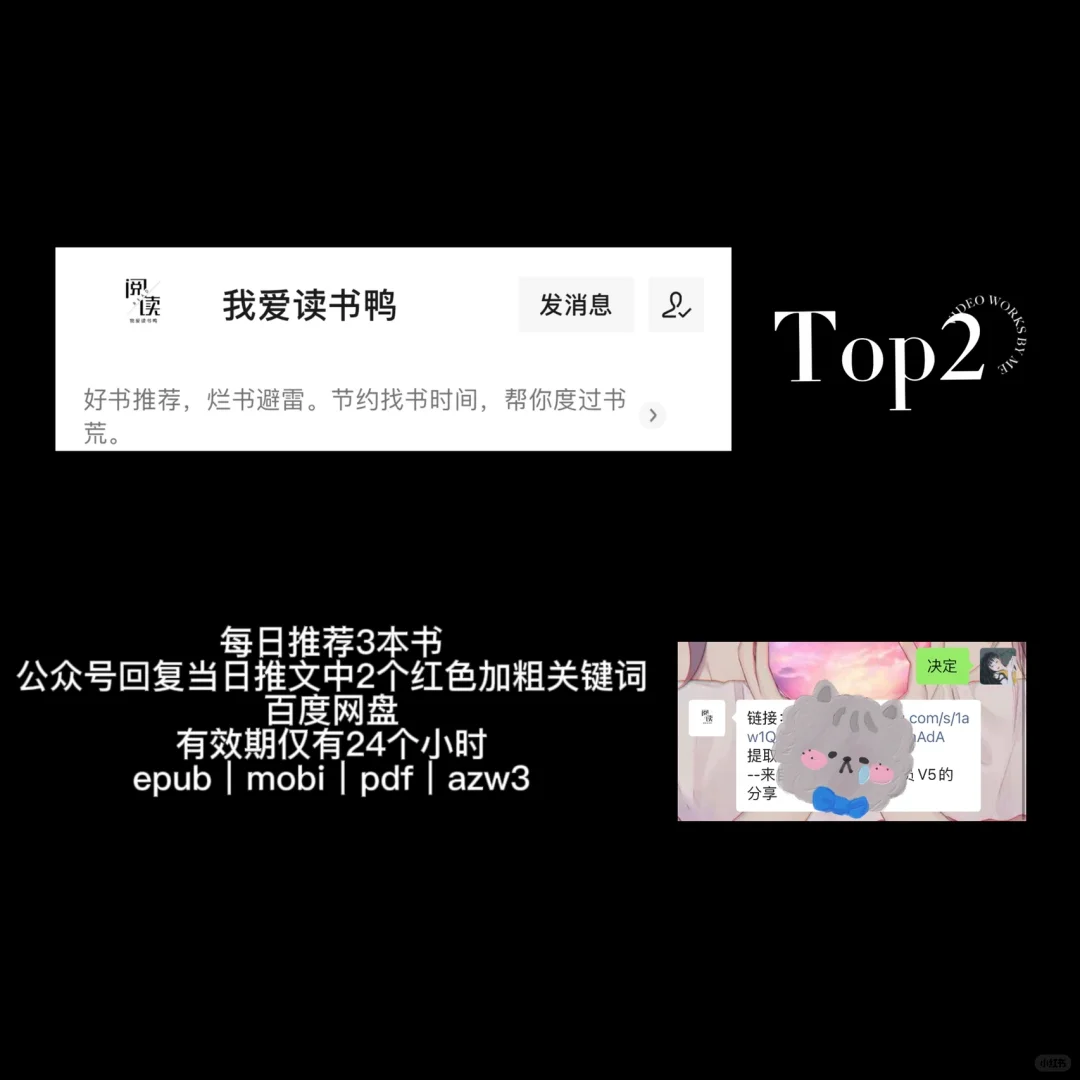 五个免费获取电子书公众号