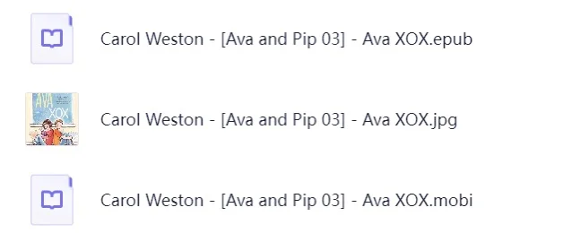 电子书+音频 Ava and Pip Series  艾娃和皮