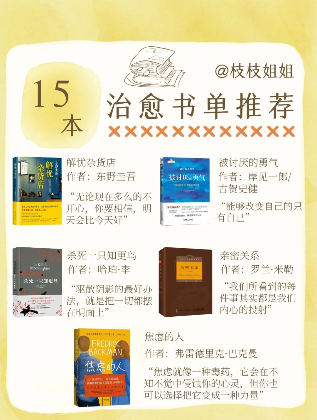 📚15本温柔救赎心灵深处的治愈系书单！！
