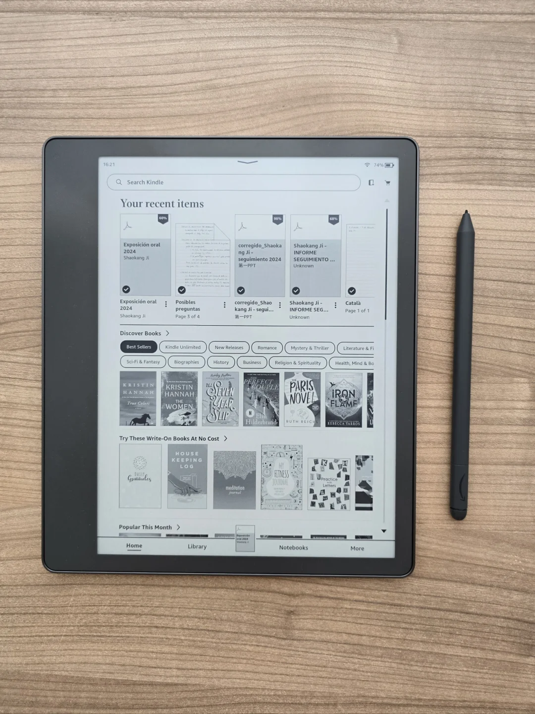 kindle scribe买回来一本书都没看过
