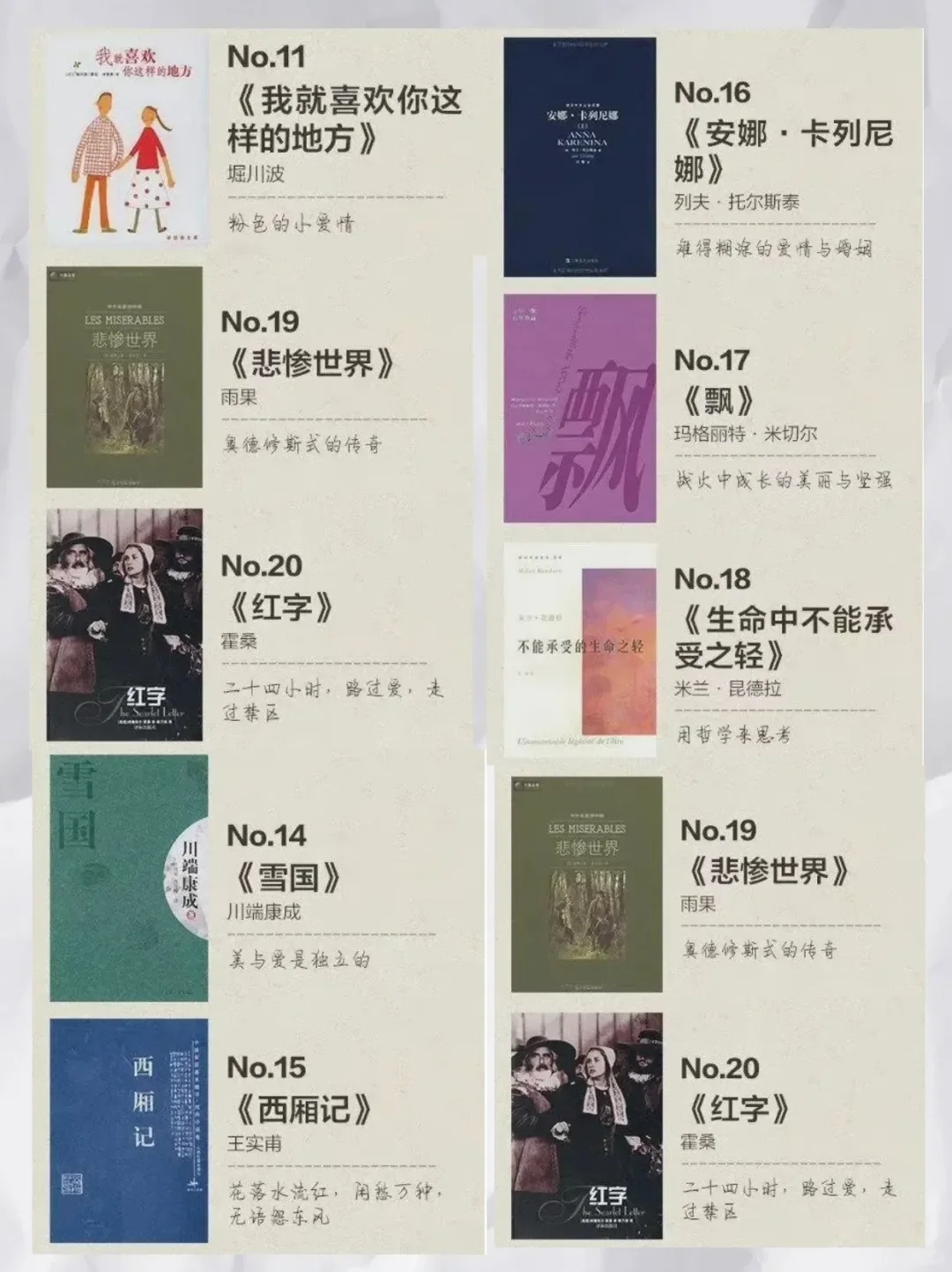 50本值得一读再读的书单！自我成长在路上
