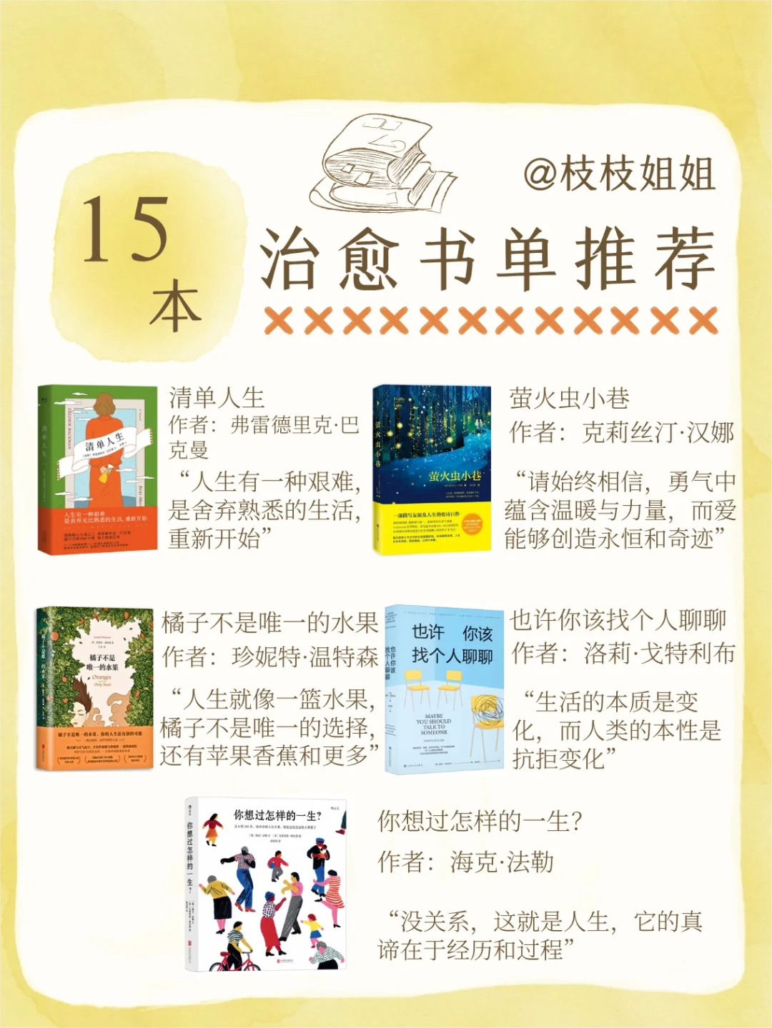 📚15本温柔救赎心灵深处的治愈系书单！！