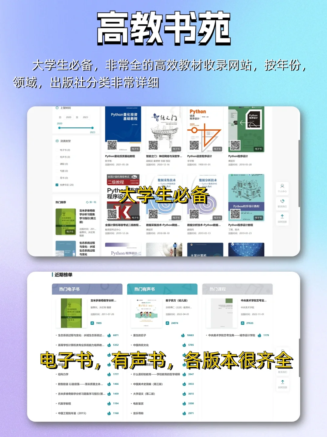 电子课本大全！实现无纸化学习，这也太棒了