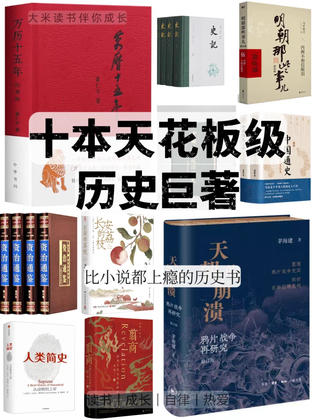 10本天花板级历史书，比小说都上瘾