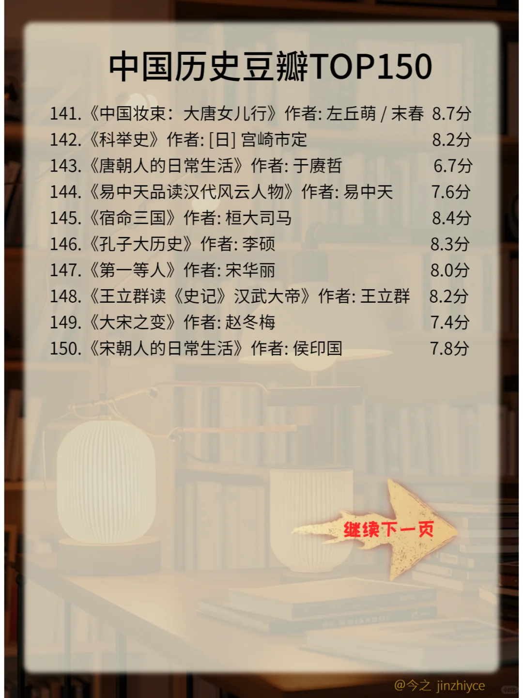 🎉豆瓣高分中国历史榜来袭，新版哦🌟