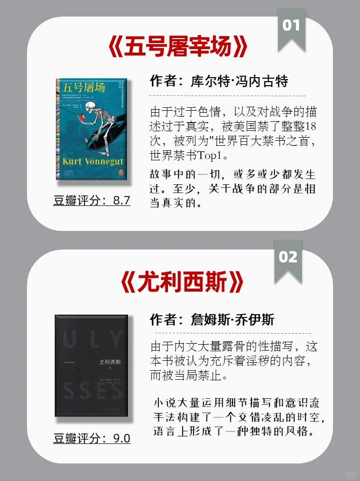 从禁书到经典📚你不可错过的12本书