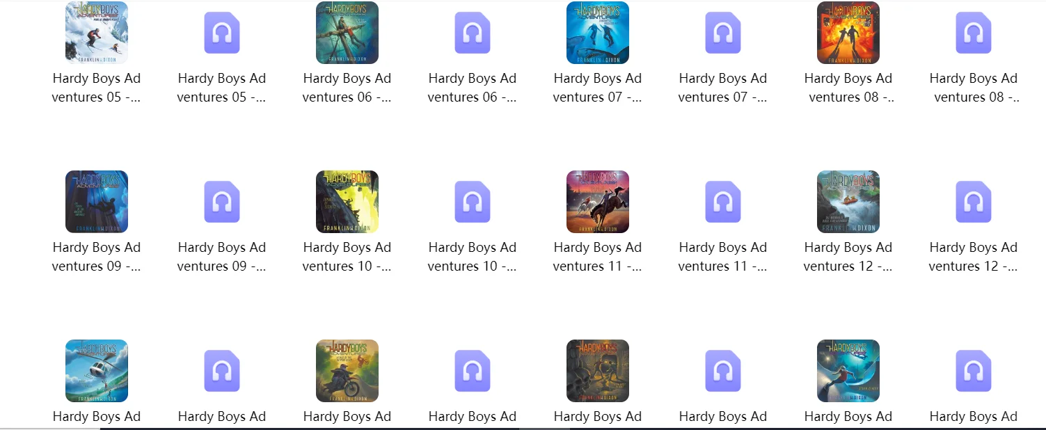 电子书+音频 Hardy Boys Adventures Series