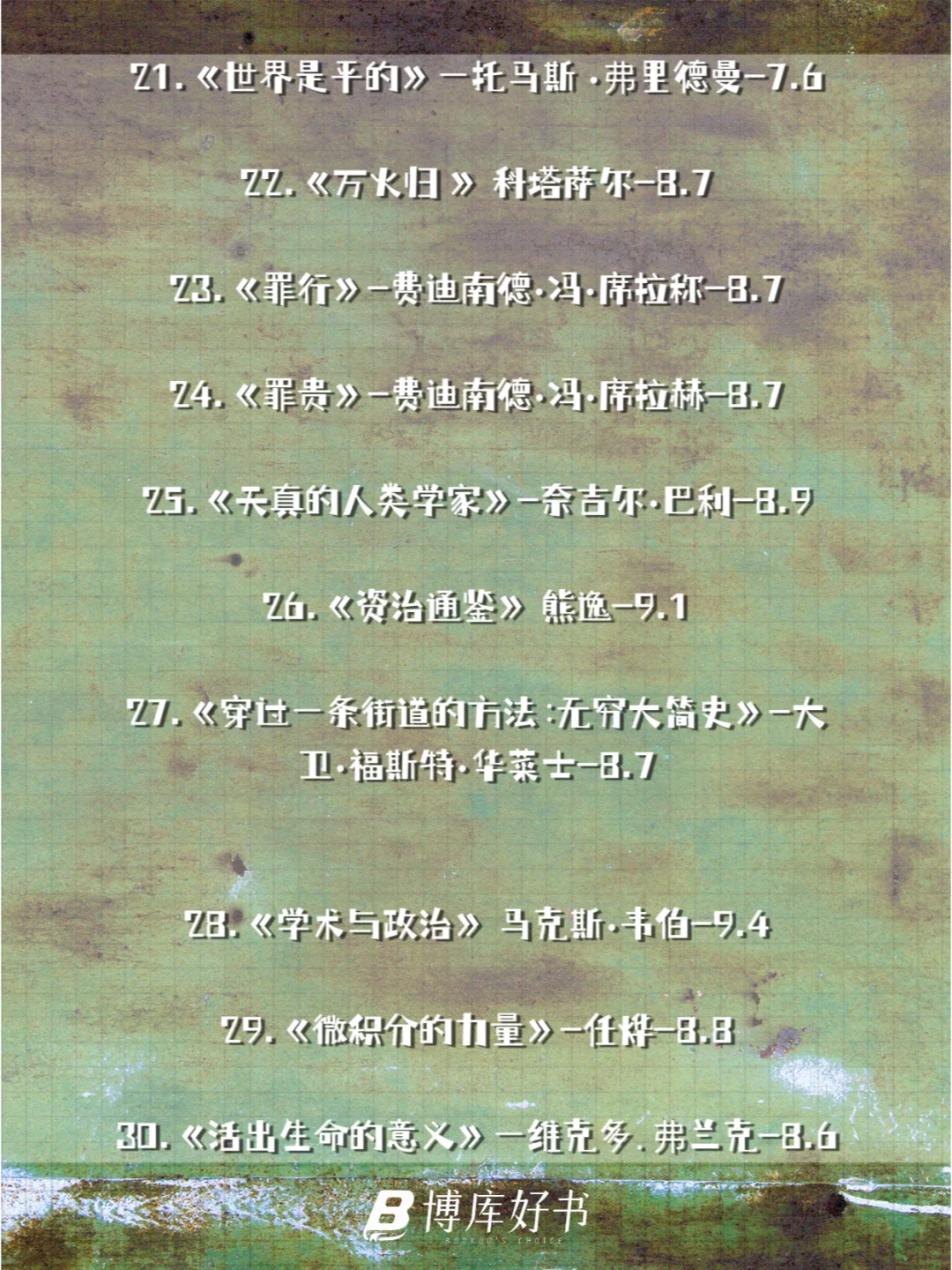 姐妹们，李诞书单真的别太好用！📖