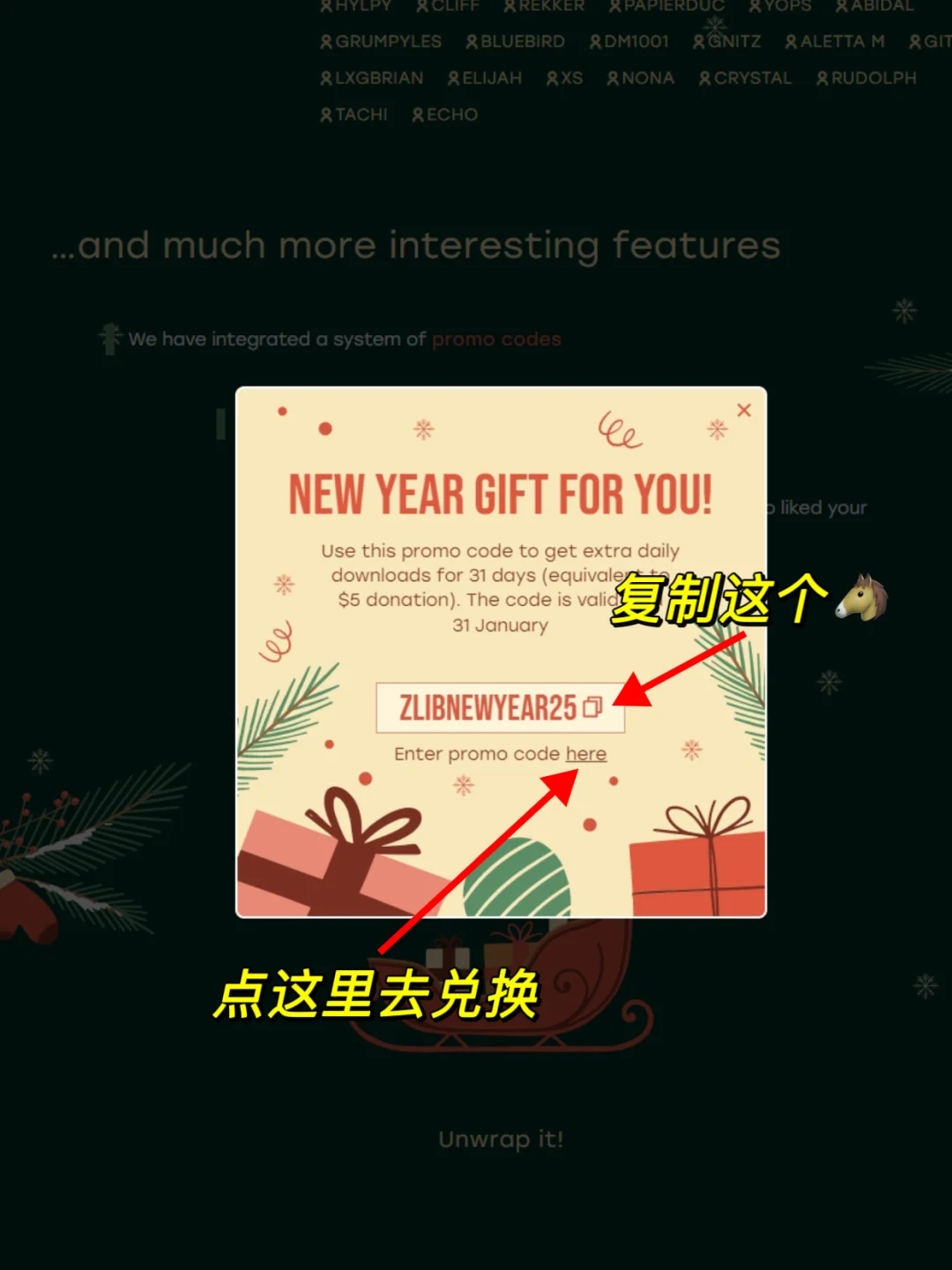 让我👀谁还没领Z站新年礼
