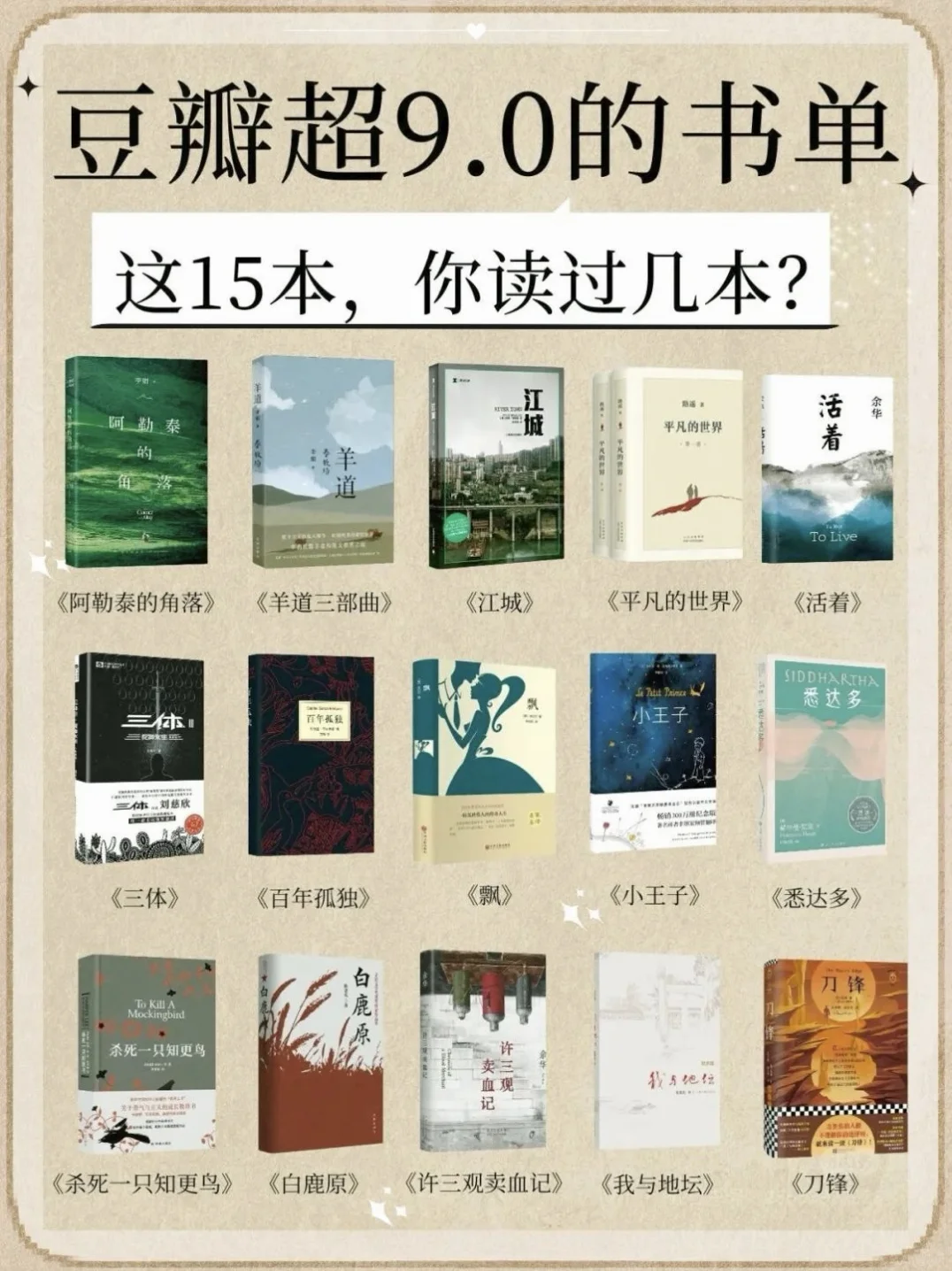 豆瓣评分超9.0的15本书不容错过