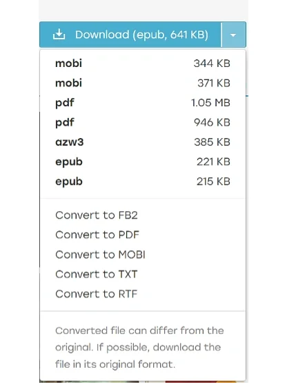 【电子书】如何获取英文原著：mobi，pdf，epub
