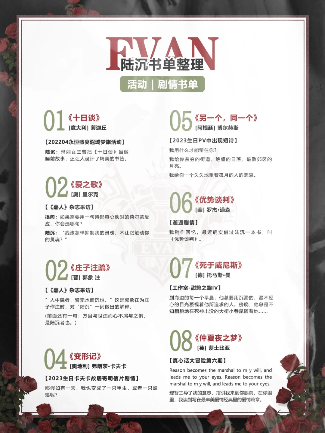 【陆沉书单汇总】长期更新（104本）