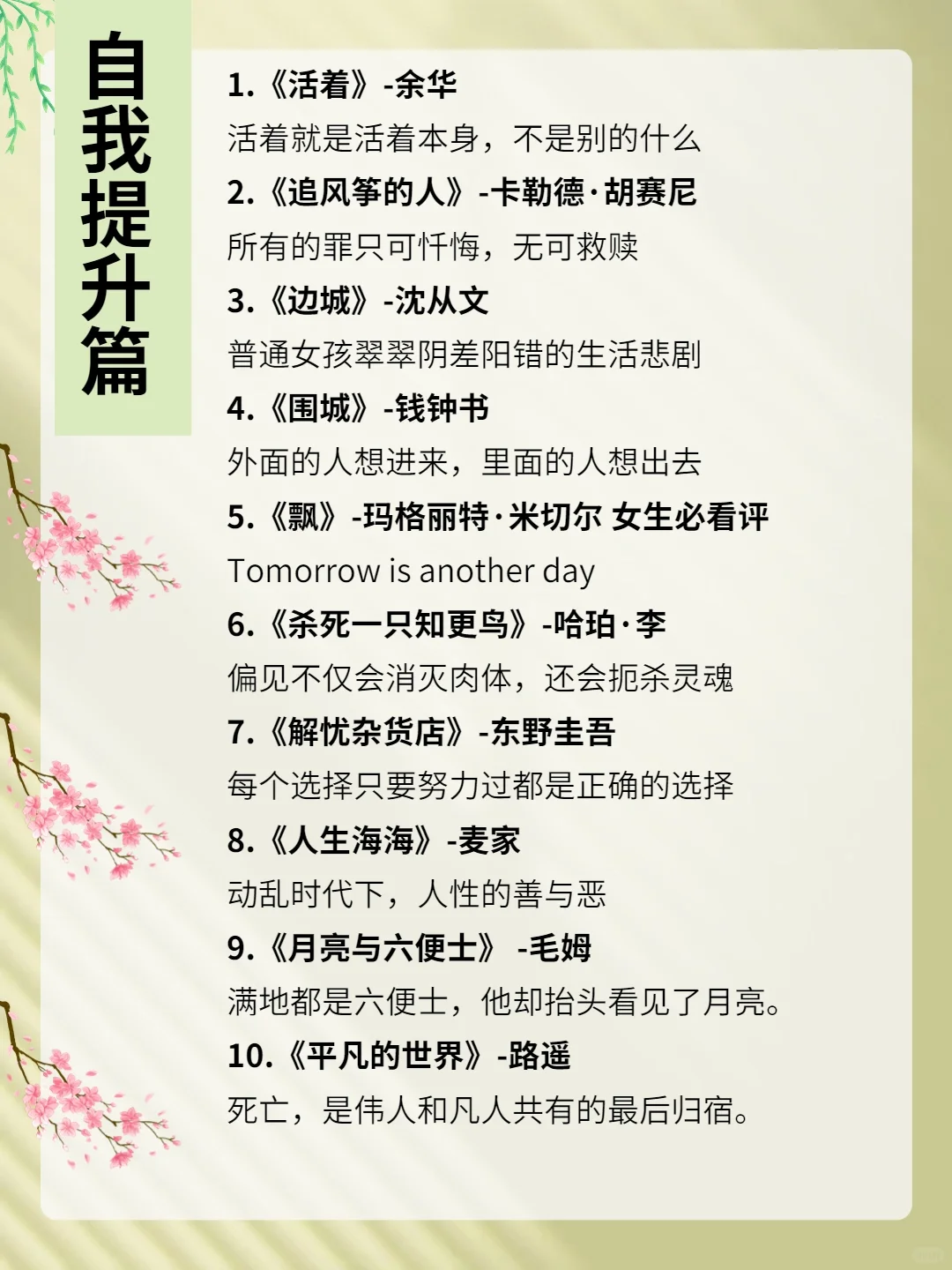 书单|🔥敢不敢用一年时间读完这72本书