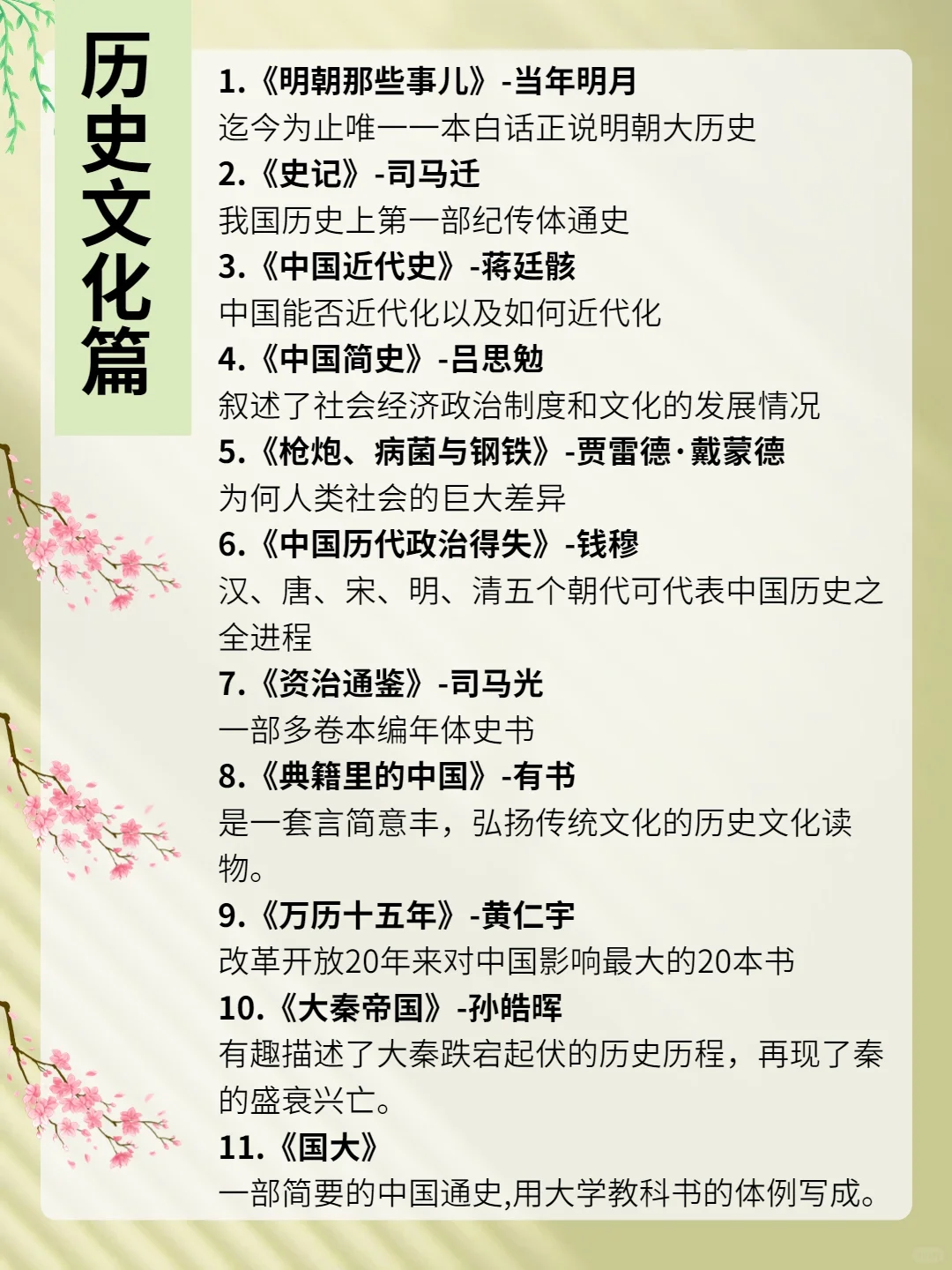 书单|🔥敢不敢用一年时间读完这72本书