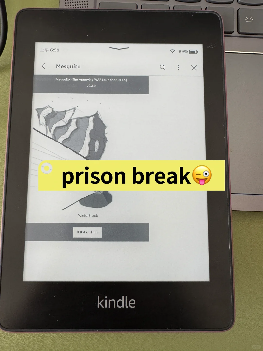让泡面盖kindle越狱重活一回！