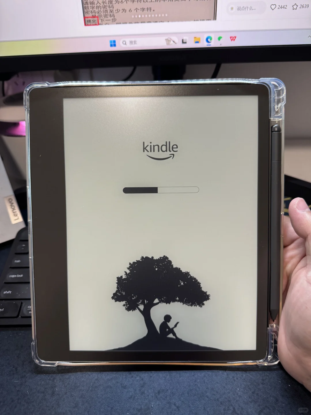 kindle scribe一代已到！