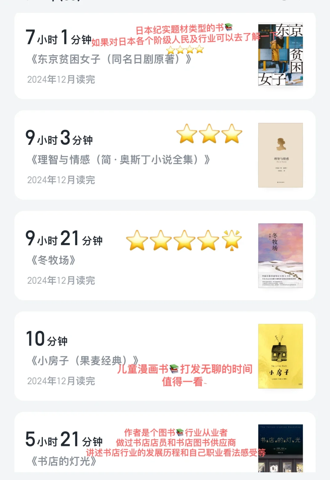 2024我的年度书单总结📚推荐书单
