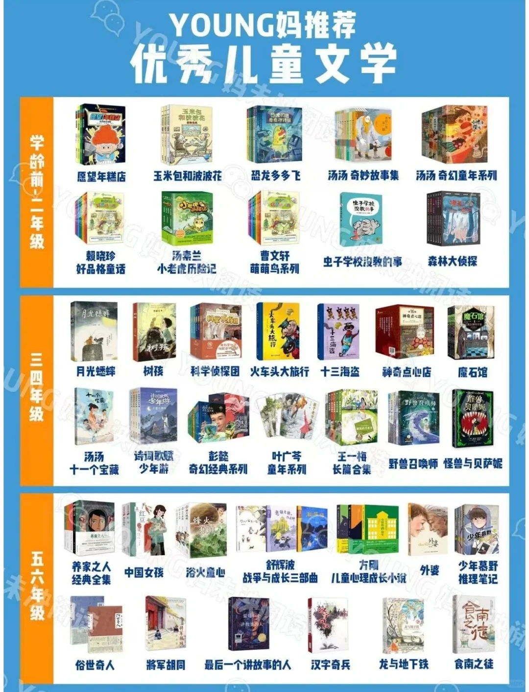 Young妈 假期中文书单大合集