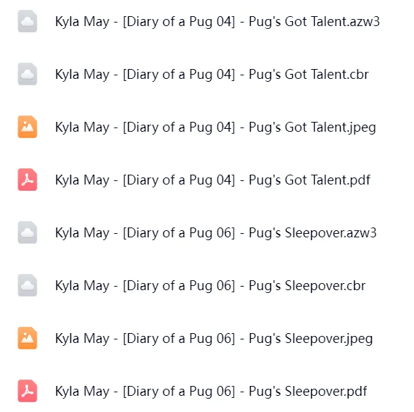 电子书 Diary of a Pug 哈巴狗日记 经典桥