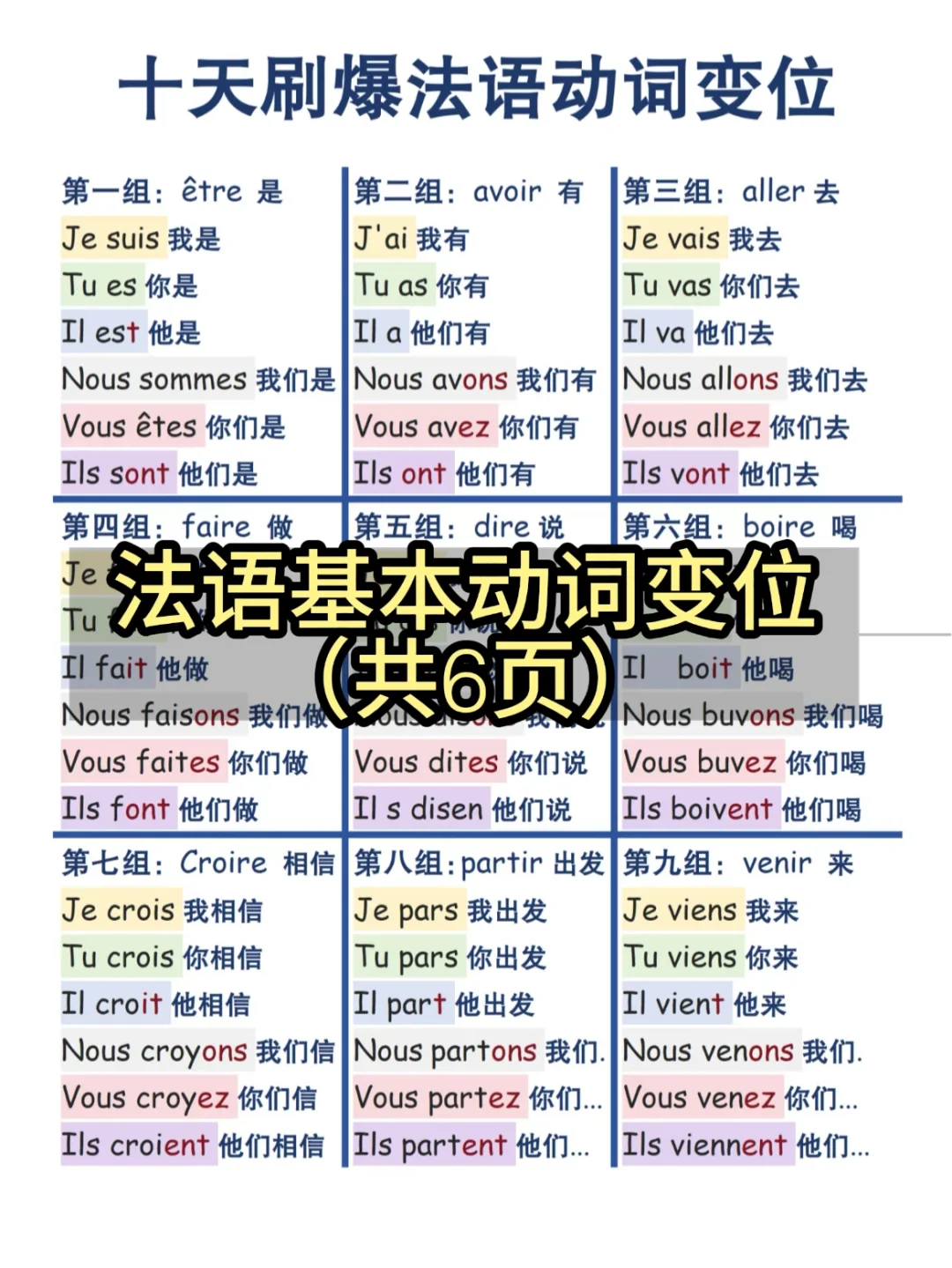 法语人必备PDF电子版，要💰就不礼貌啦