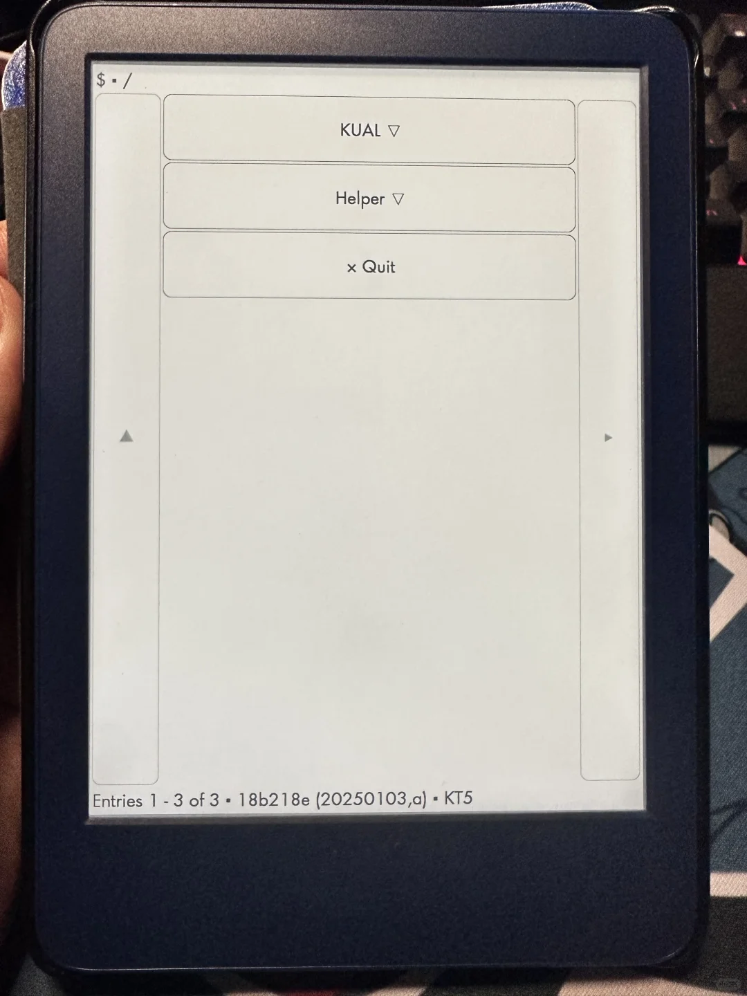 kindle 小蓝越狱成功