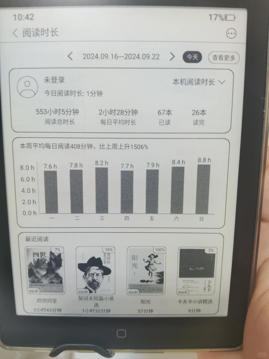 汉王clear6——阅读爱好者福音