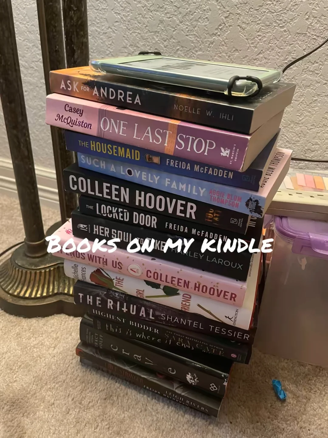 Kindle/paperback girly