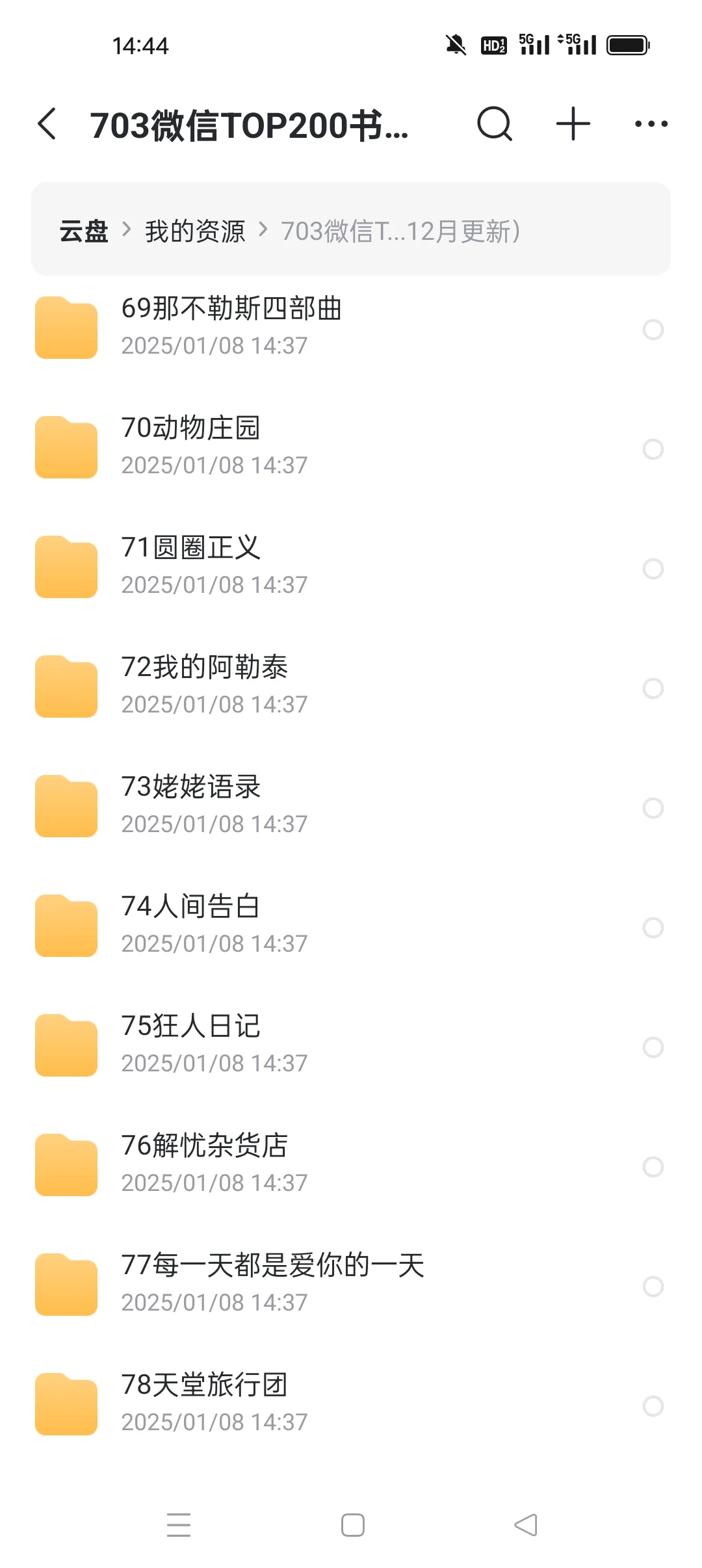 微信读书 top200书籍