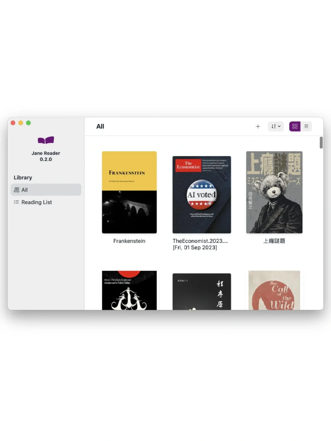 简洁、清爽的 epub 电子书阅读软件