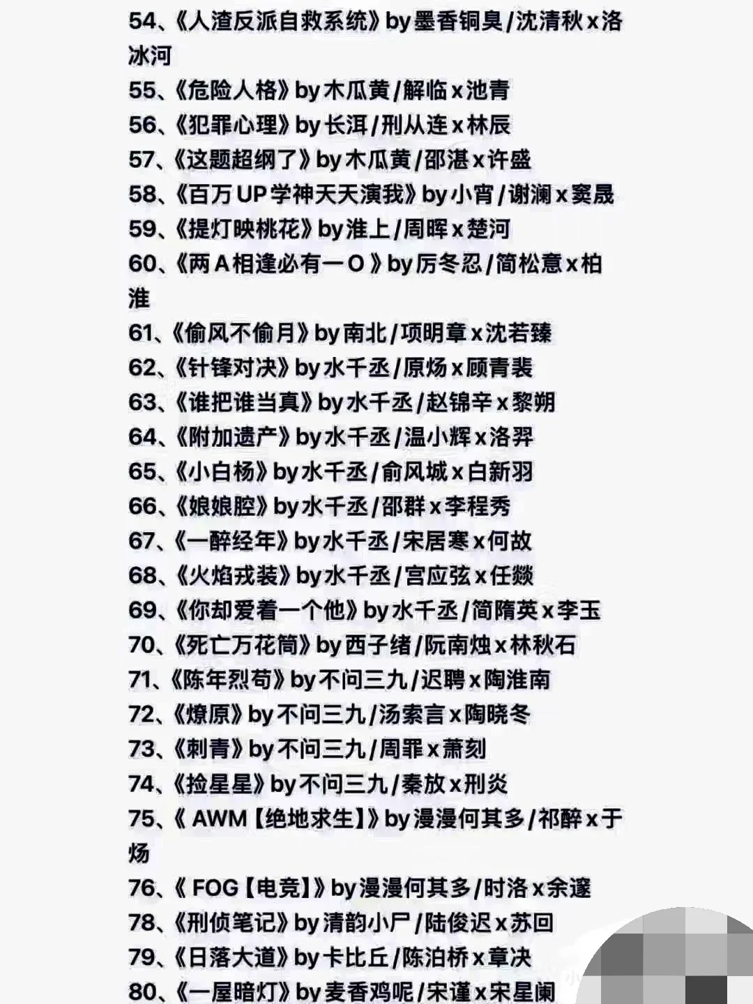 101本原耽小说合集未删减版txt