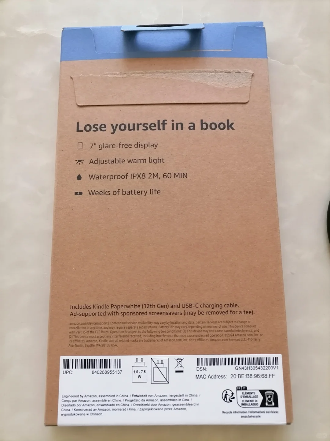 kindle美貌kpw6 16g小绿
