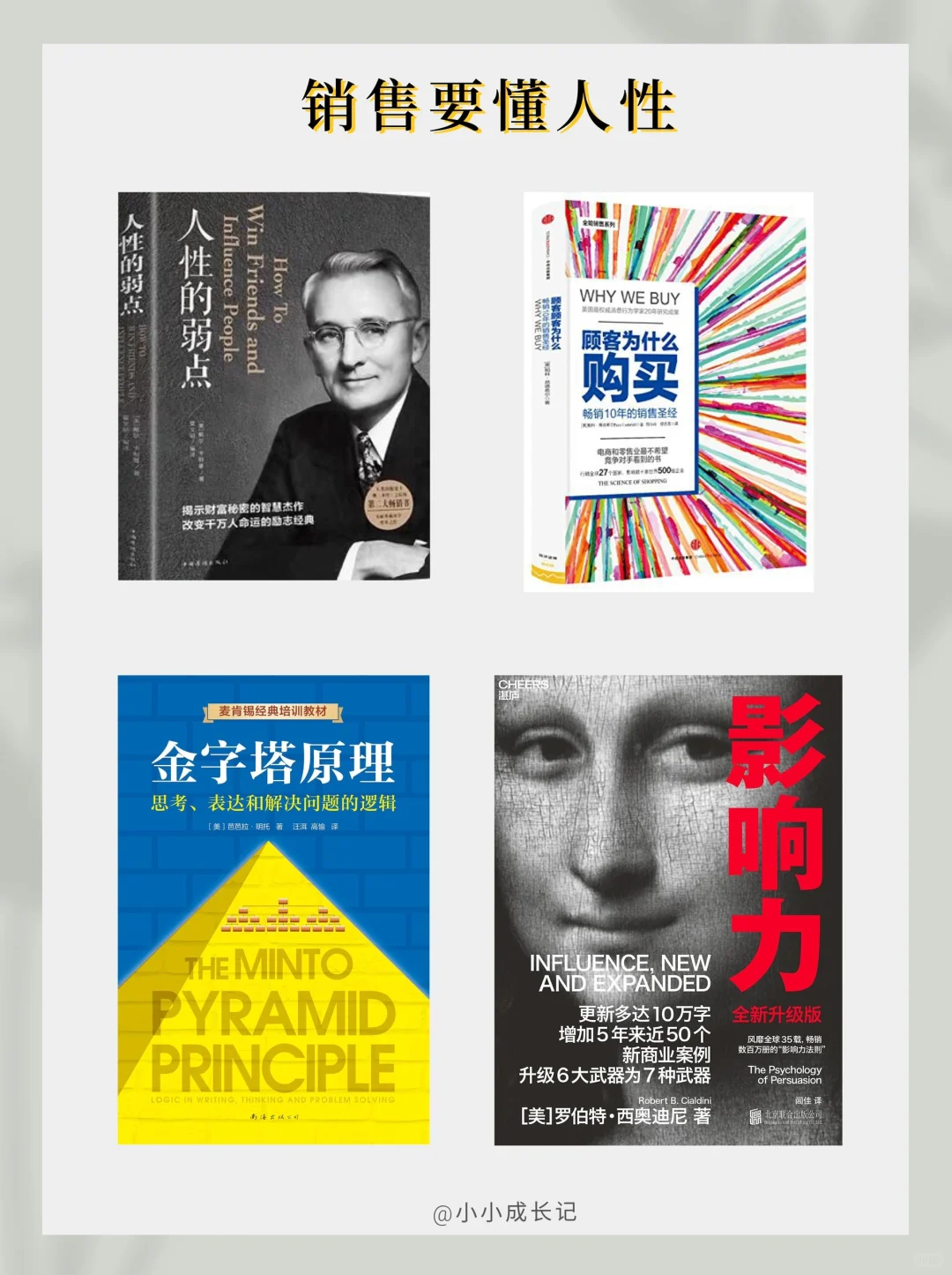 销售必读书单📚如何销售人，防止被销售？