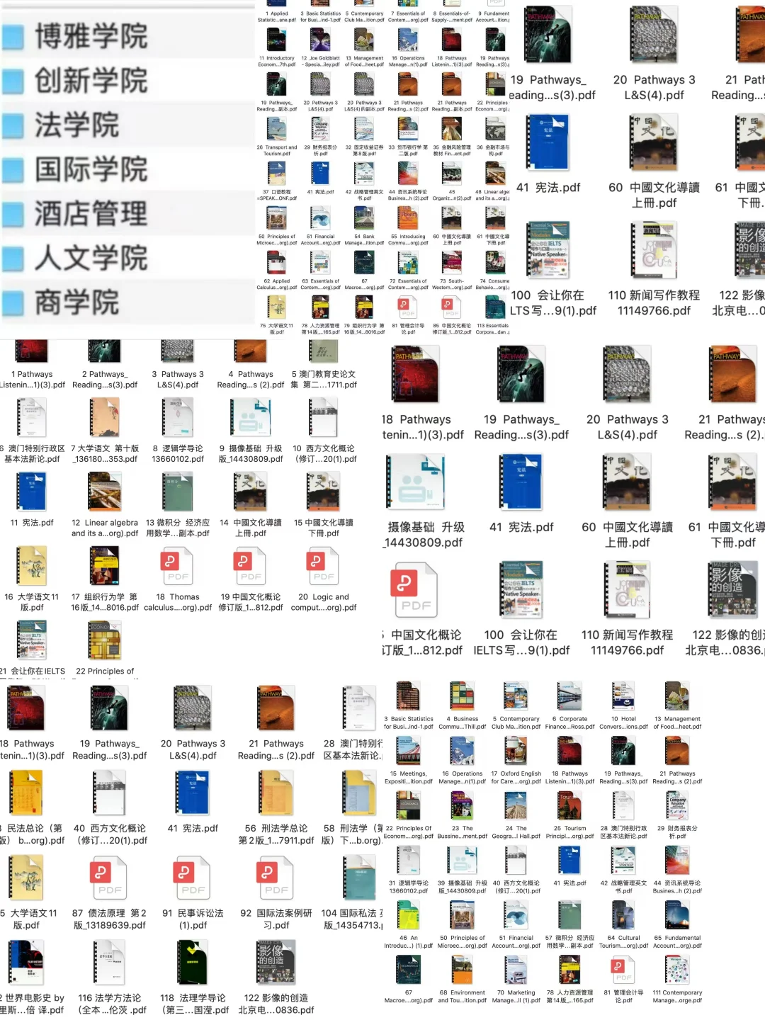 澳科大电子版教材和题库来啦！