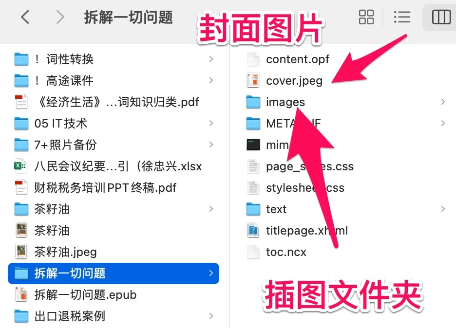 苹果电脑进阶5：提取epub电子书图片