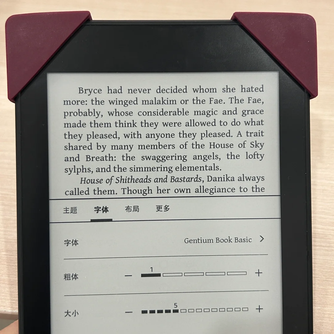 Kindle英文字体