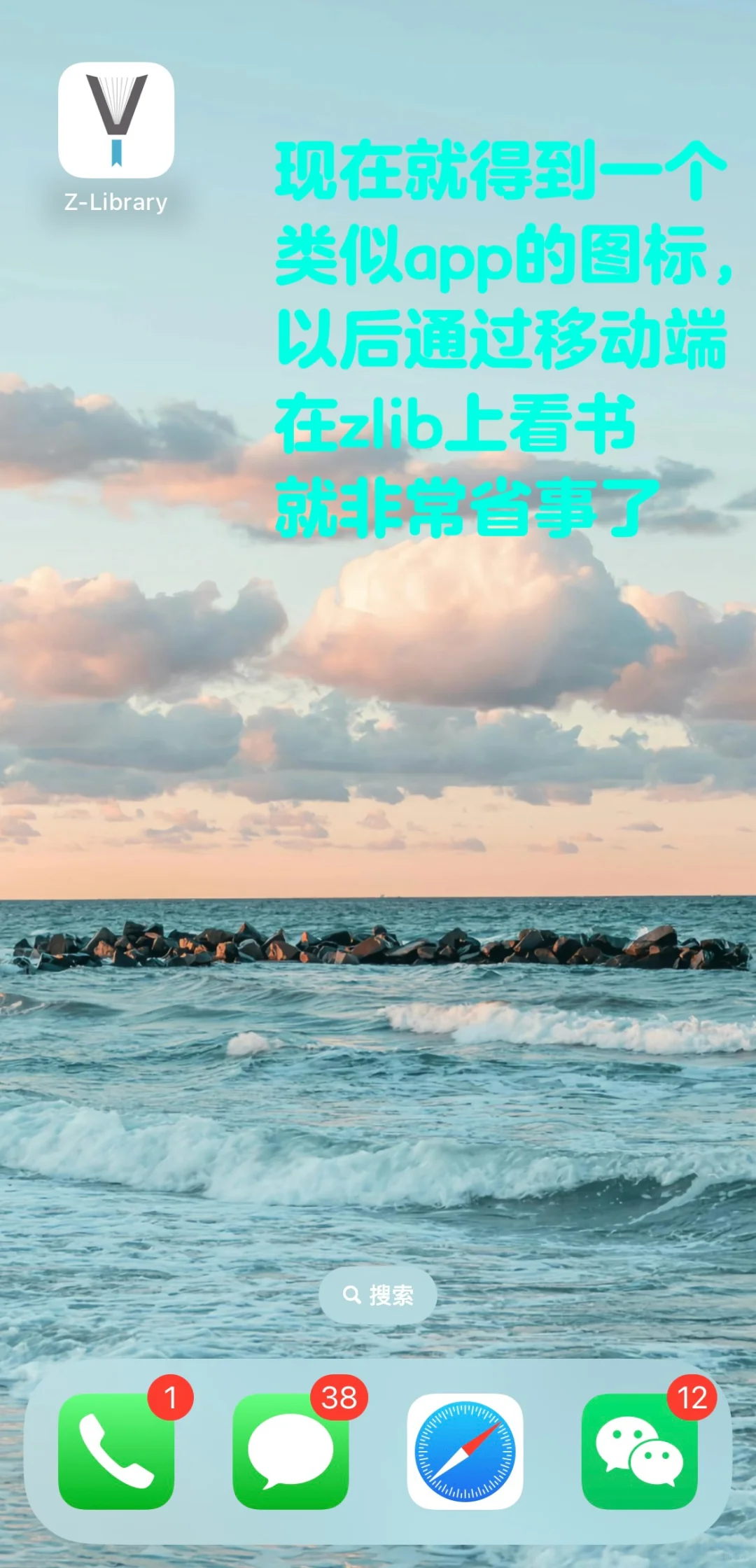 在iOS上像原生app一样体验使用Z-lib