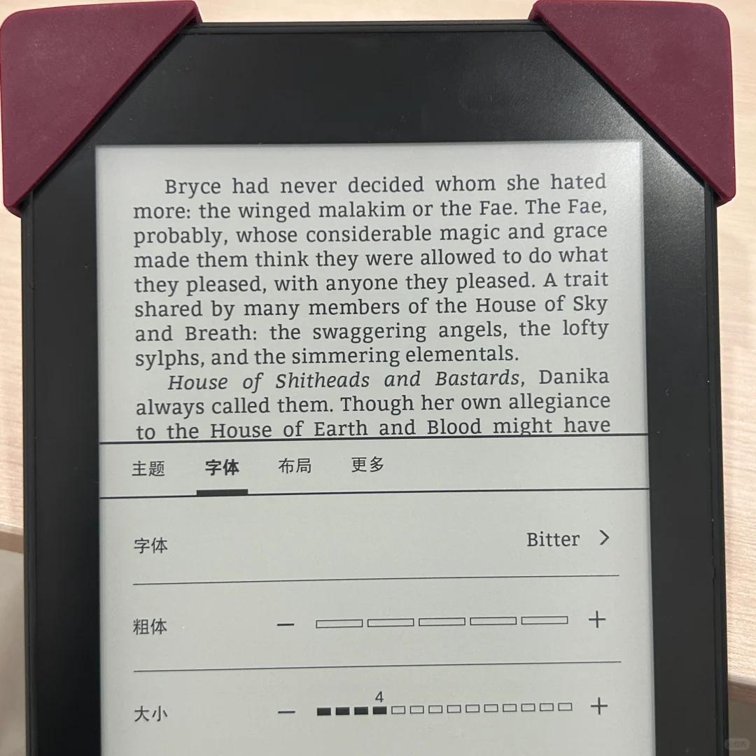 Kindle英文字体
