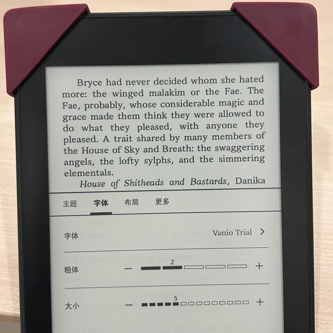 Kindle英文字体