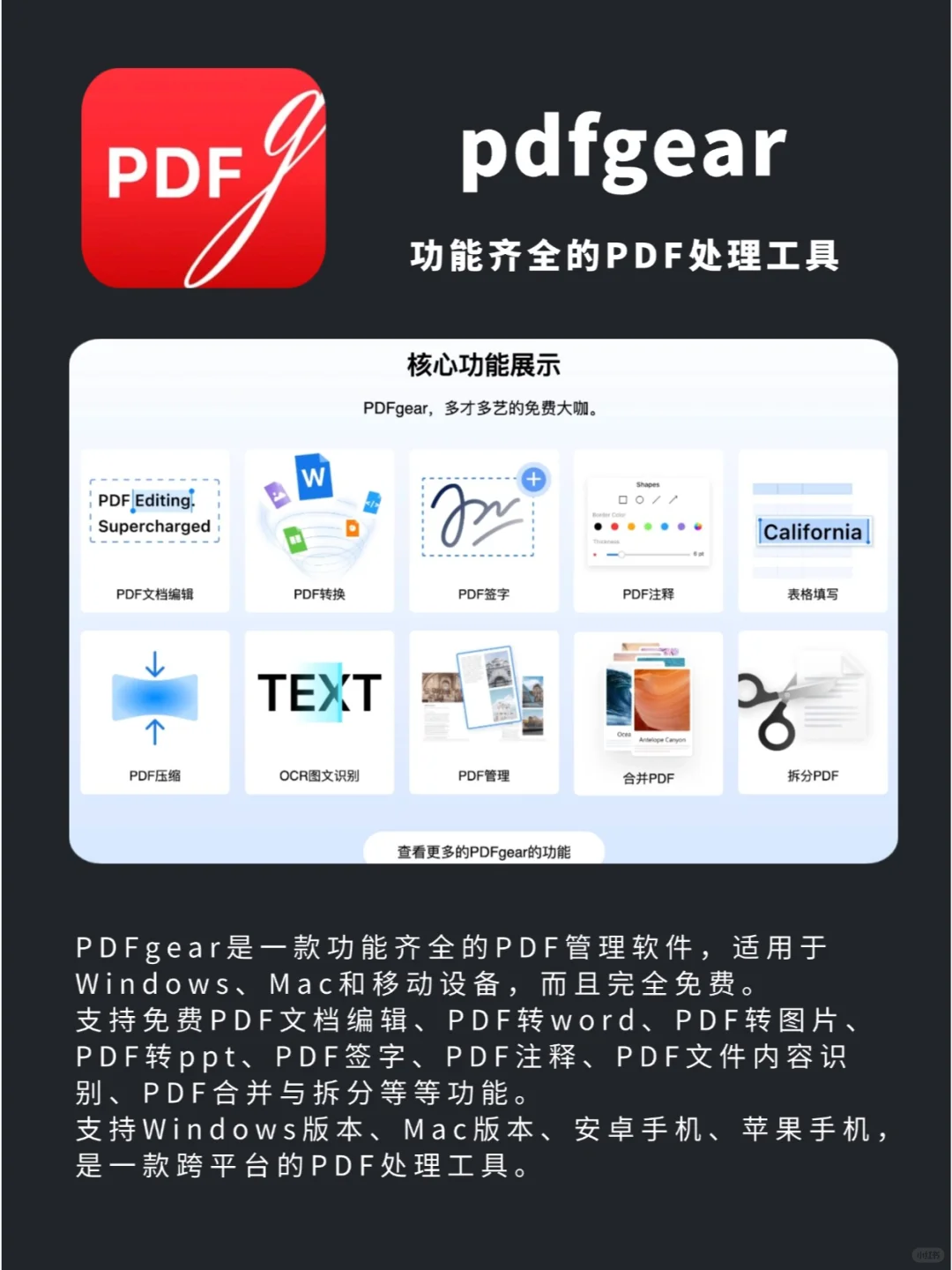 8个PDF处理工具|免费搞定PDF编辑与格式转换