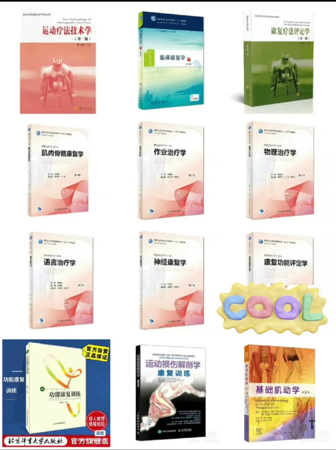 人卫十三五本科康复治疗学规划19本全